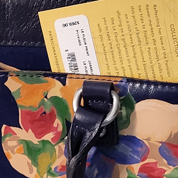 🌺Beautiful Patricia Nash Josselin Leather Satchel - Picture 13 of 16